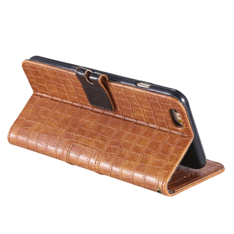 For iPhone SE 2022 / SE 2020 / 8 / 7 Regular Crocodile Texture Horizontal Flip Leather Case with Holder & Card Slots & Wallet & Photo Frame & Lanyard(Brown) For iPhone SE 2022 / SE 2020 / 8 / 7 Regular Crocodile Texture Horizontal Flip Leather Case with Holder & Card Slots & Wallet & Photo Frame & Lanyard(Brown)