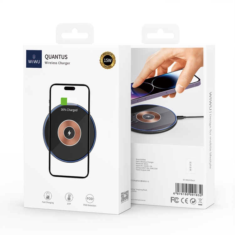 WIWU Wi-W013 15W Xingjue Series Magnetic Wireless Charger WIWU Wi-W013 15W Xingjue Series Magnetic Wireless Charger