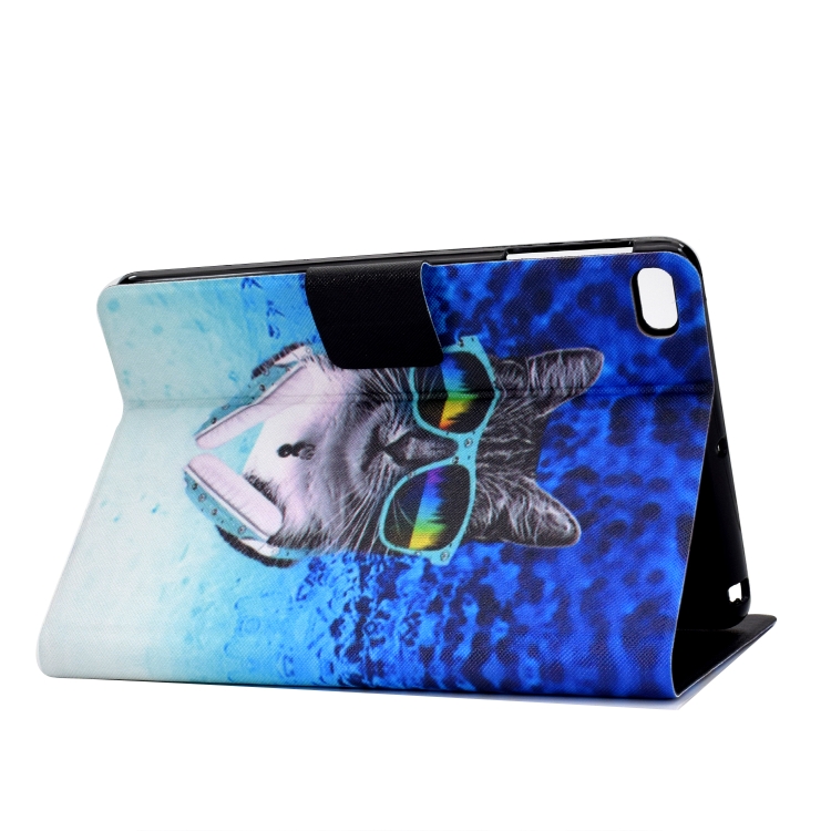 For iPad mini 5 / 4 / 3 / 2 / 1 TPU Electric Pressed Horizontal Flip Leather Case with Holder & Card Slot & Sleep / Wake-up Function(Headphone Cat) For iPad mini 5 / 4 / 3 / 2 / 1 TPU Electric Pressed Horizontal Flip Leather Case with Holder & Card Slot & Sleep / Wake-up Function(Headphone Cat)