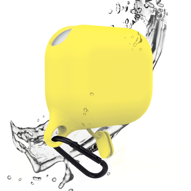 For Airpods Pro Waterproof Wireless Earphone Protective Case with Hook(Yellow) For Airpods Pro Waterproof Wireless Earphone Protective Case with Hook(Yellow)