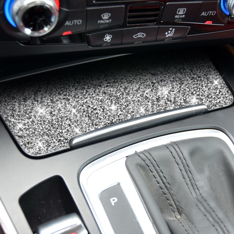 audi q5 cigarette lighter For Audi A4L / A5 / Q5 Car Storage Cigarette Lighter Panel Diamond  Decoration Sticker, Left and Right Drive