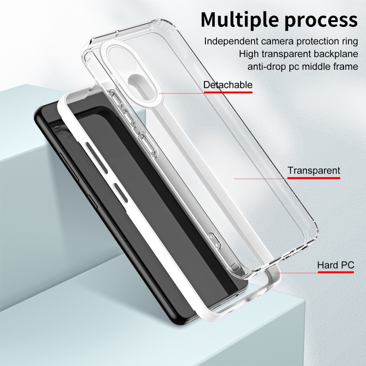 Funda de TPU transparente para el Oppo A38