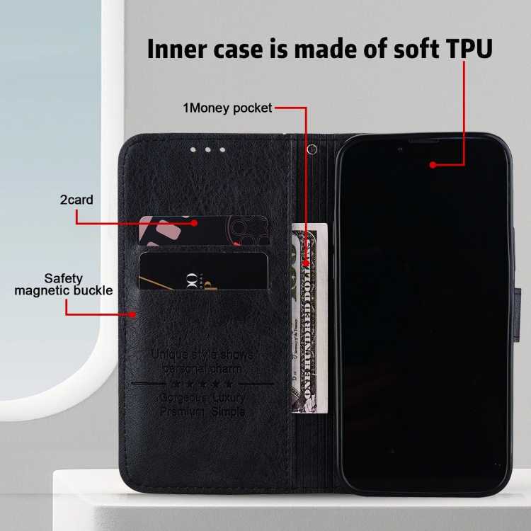 For Samsung Galaxy S24 Ultra 5G Skin Feeling Oil Leather Texture PU + TPU Phone Case(Black) For Samsung Galaxy S24 Ultra 5G Skin Feeling Oil Leather Texture PU + TPU Phone Case(Black)