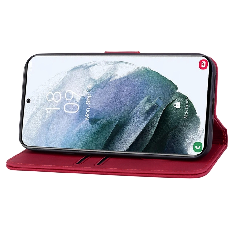 For Samsung Galaxy S21+ 5G Diamond Buckle Leather Phone Case with Lanyard(Wine Red) For Samsung Galaxy S21+ 5G Diamond Buckle Leather Phone Case with Lanyard(Wine Red)