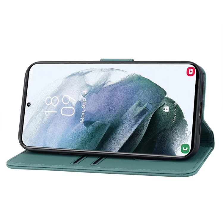 For Samsung Galaxy S20 FE 5G Diamond Buckle Leather Phone Case with Lanyard(Green) For Samsung Galaxy S20 FE 5G Diamond Buckle Leather Phone Case with Lanyard(Green)