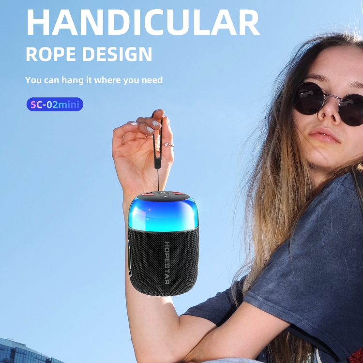 HOPESTAR SC-02 10W Portable Mini Wireless Bluetooth Speaker(Black) HOPESTAR SC-02 10W Portable Mini Wireless Bluetooth Speaker(Black)