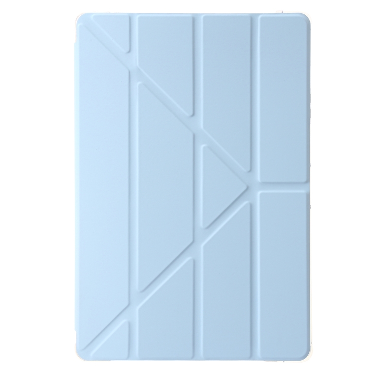 For Samsung Galaxy Tab S9 Clear Acrylic Deformation Leather Tablet Case(Ice Blue) For Samsung Galaxy Tab S9 Clear Acrylic Deformation Leather Tablet Case(Ice Blue)
