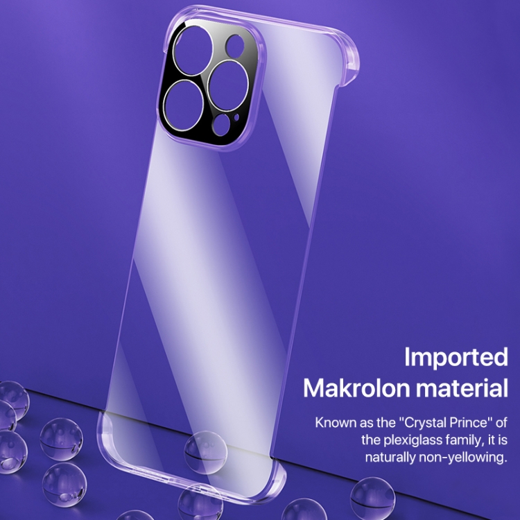 For iPhone 14 Shockproof Frameless Phone Case(Silver) For iPhone 14 Shockproof Frameless Phone Case(Silver)