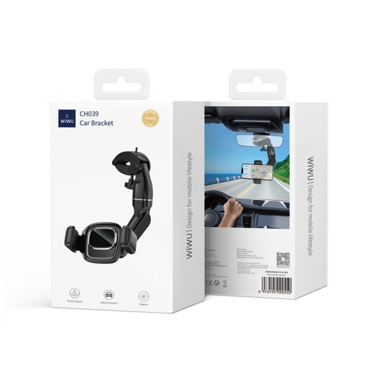 WIWU CH039 Linglong Series Adjustable Car Rotation Bracket(Black) WIWU CH039 Linglong Series Adjustable Car Rotation Bracket(Black)