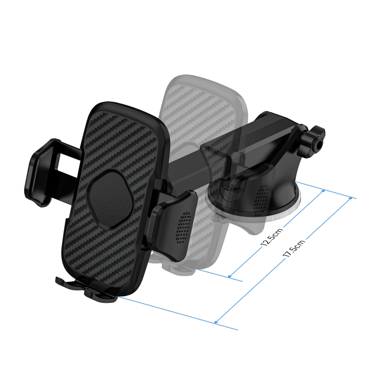 WIWU CH043 Linglong Series Car Rotation Bracket(Black) WIWU CH043 Linglong Series Car Rotation Bracket(Black)