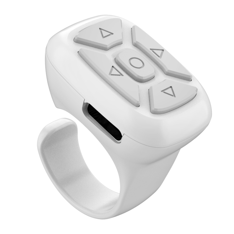 S18 Portable Smart Wireless Bluetooth Ring Remote Control(White) S18 Portable Smart Wireless Bluetooth Ring Remote Control(White)