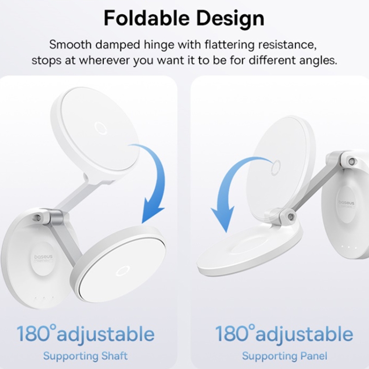 Baseus MagPro Magnet Suction Foldable Wall Holder(White) Baseus MagPro Magnet Suction Foldable Wall Holder(White)