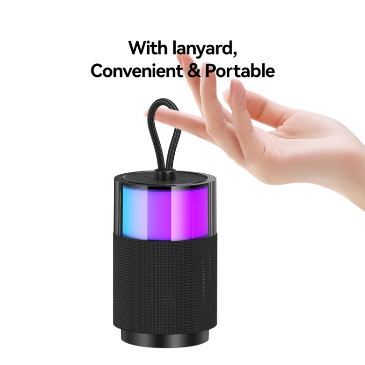 Usams Us-Yx013 Sound Element Series Bluetooth Speaker With Microphone(Black) - 2