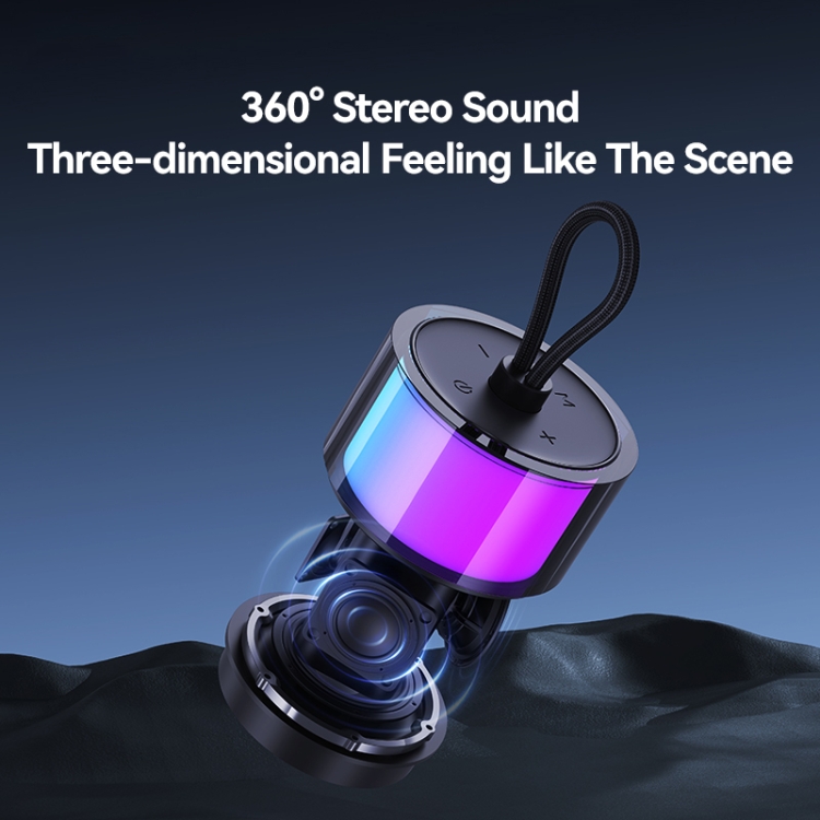 Usams Us-Yx013 Sound Element Series Bluetooth Speaker With Microphone(Black) - 4