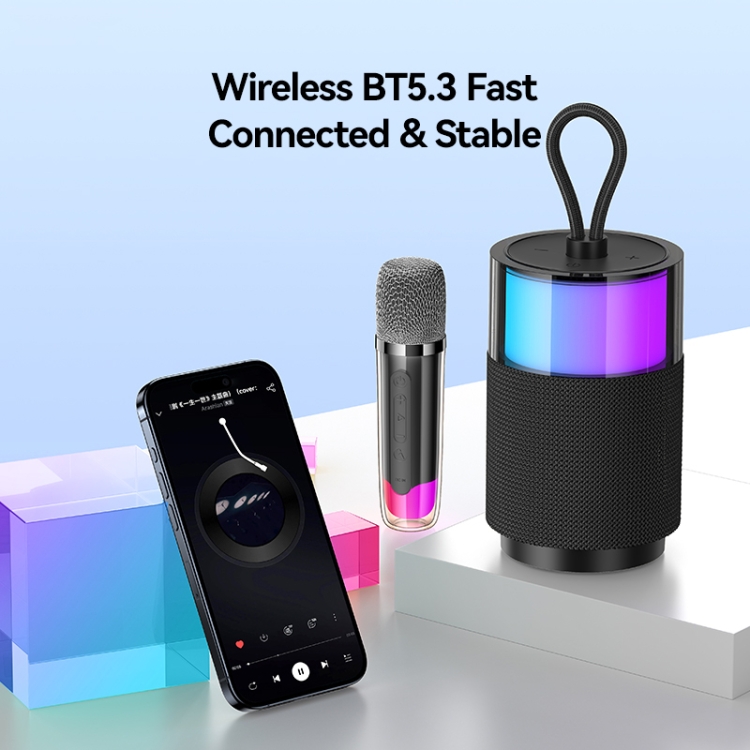 Usams Us-Yx013 Sound Element Series Bluetooth Speaker With Microphone(Black) - 5