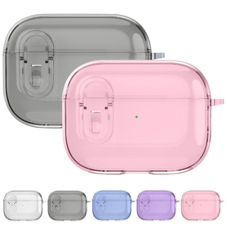 For AirPods Pro Ice Crystals Shockproof Earphone Protective Case(Purple) For AirPods Pro Ice Crystals Shockproof Earphone Protective Case(Purple)