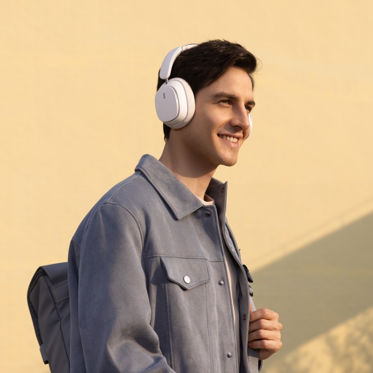 Baseus Bowie Series H1 Pro Head-mounted Noise Reduction Bluetooth Earphone(White) Baseus Bowie Series H1 Pro Head-mounted Noise Reduction Bluetooth Earphone(White)