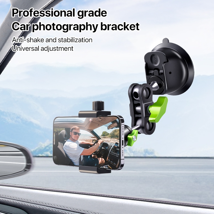Single Suction Cup Pea Clamp Arm Holder 23cm with Knob Phone Clamp Single Suction Cup Pea Clamp Arm Holder 23cm with Knob Phone Clamp