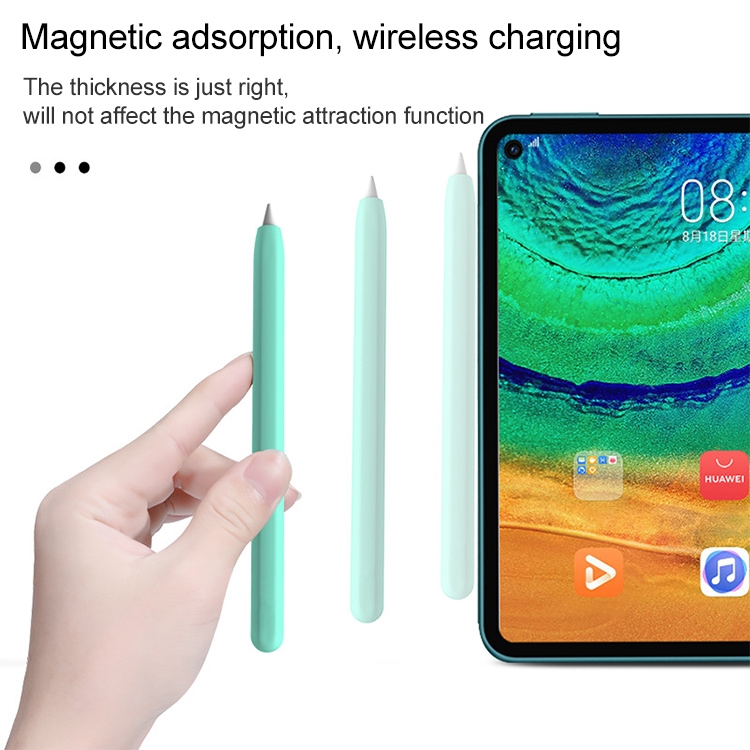 Para Huawei M-pencil Stylus Touch Pen Funda protectora de silicona antideslizante integrada (color fluorescente) - 8
