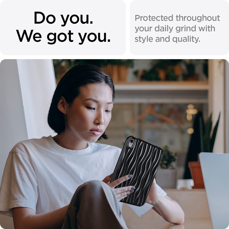 For iPad mini 6 / mini 2024 Jelly Color Water Ripple TPU Tablet Case(Black) For iPad mini 6 / mini 2024 Jelly Color Water Ripple TPU Tablet Case(Black)