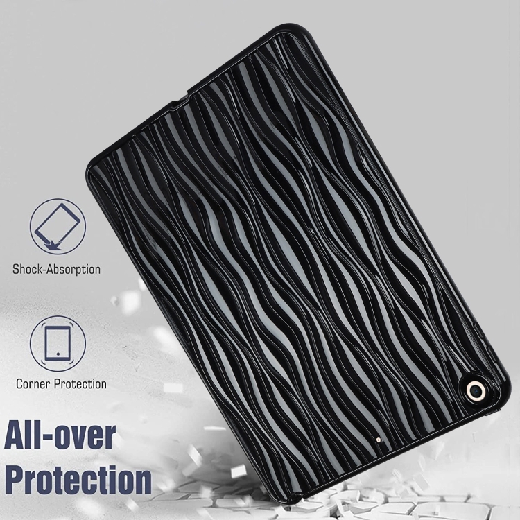 For iPad 10.2 2021 / 2020 / 2019 Jelly Color Water Ripple TPU Tablet Case(Black) For iPad 10.2 2021 / 2020 / 2019 Jelly Color Water Ripple TPU Tablet Case(Black)