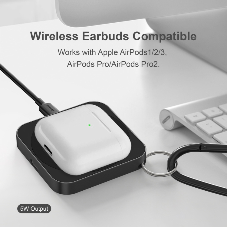 For iPhone / AirPods / iWatch Series 3 in 1 Portable Wireless Charger(Black) For iPhone / AirPods / iWatch Series 3 in 1 Portable Wireless Charger(Black)