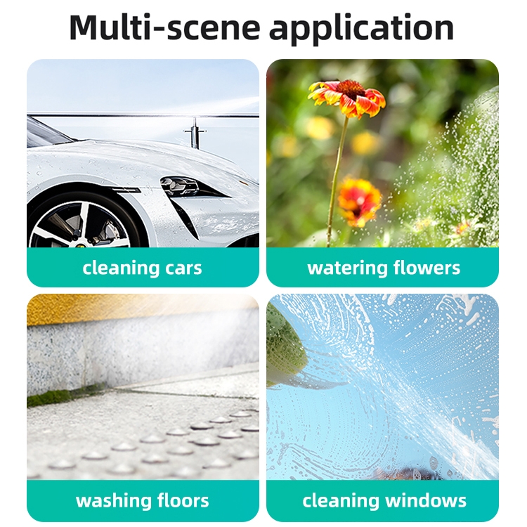 USAMS US-ZB260 Household Car Washing Spray Nozzle(Metallic Grey) - 7