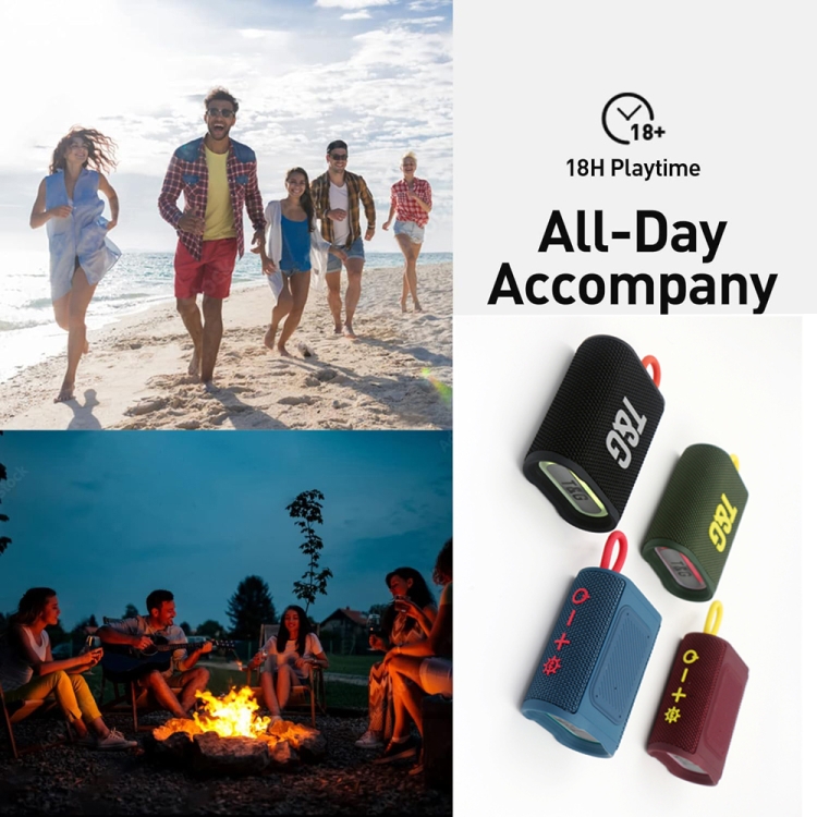 T&G TG396 Outdoor Portable Ambient RGB Light IPX7 Waterproof Bluetooth Speaker(Black) T&G TG396 Outdoor Portable Ambient RGB Light IPX7 Waterproof Bluetooth Speaker(Black)