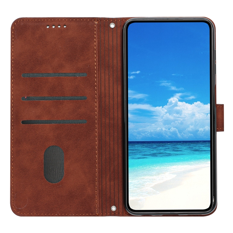 For Samsung Galaxy S24 Skin Feel Heart Embossed Leather Phone Case with Long Lanyard(Brown) For Samsung Galaxy S24 Skin Feel Heart Embossed Leather Phone Case with Long Lanyard(Brown)