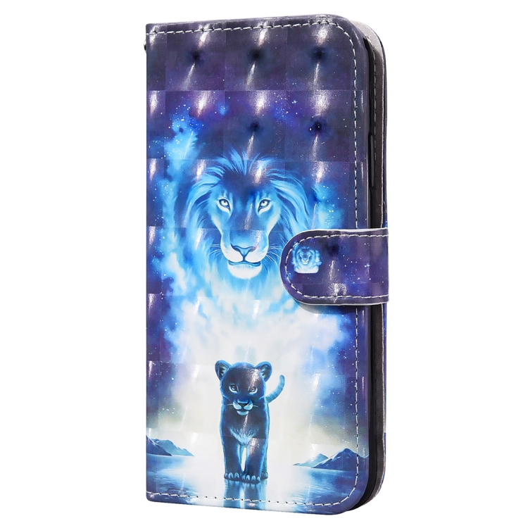 For iPhone 11 Pro 3D Painted Pattern Horizontal Flip Leather Case with Holder & Wallet & Card slot & Lanyard(Lion) For iPhone 11 Pro 3D Painted Pattern Horizontal Flip Leather Case with Holder & Wallet & Card slot & Lanyard(Lion)