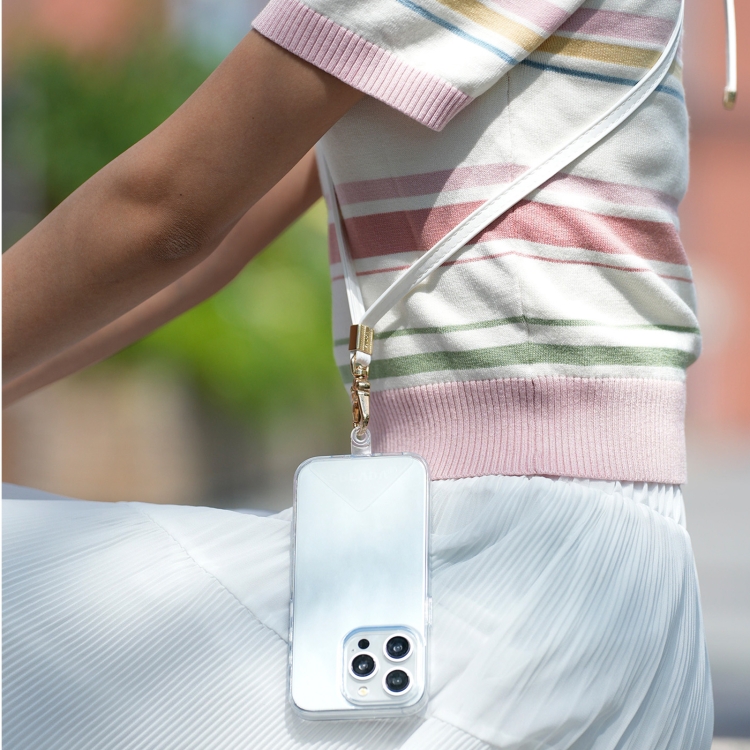 SULADA Multifunctional Universal Mobile Phone Lanyard, Style:Long Style(White)