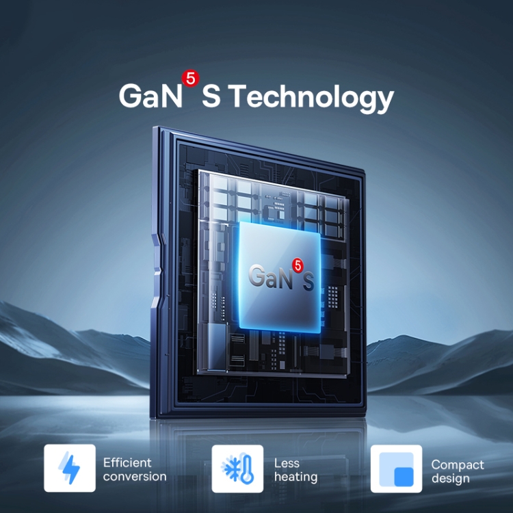Chargeur rapide Baseus OS-GaN5S en nitrure de gallium 20 W Type-C, prise UE (noir) - 6