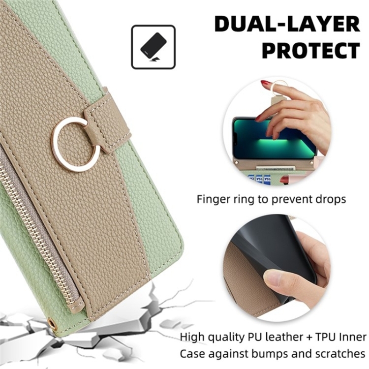 For Samsung Galaxy S21 Ultra 5G Crossbody Litchi Texture Leather Phone Case(Green) For Samsung Galaxy S21 Ultra 5G Crossbody Litchi Texture Leather Phone Case(Green)
