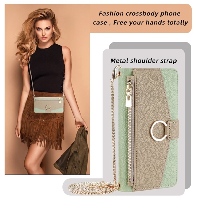 For Samsung Galaxy S21 Ultra 5G Crossbody Litchi Texture Leather Phone Case(Green) For Samsung Galaxy S21 Ultra 5G Crossbody Litchi Texture Leather Phone Case(Green)