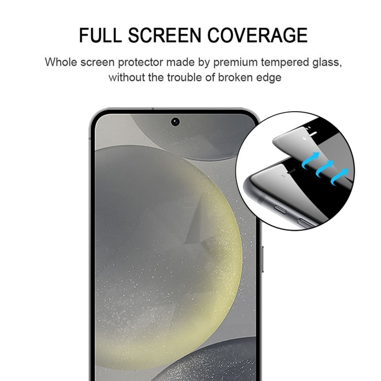 For Samsung Galaxy S25+ 5G 25pcs Full Glue Screen Tempered Glass Film, Support Fingerprint Unlocking For Samsung Galaxy S25+ 5G 25pcs Full Glue Screen Tempered Glass Film, Support Fingerprint Unlocking