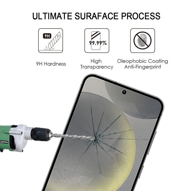 For Samsung Galaxy S25+ 5G 25pcs Full Glue Screen Tempered Glass Film, Support Fingerprint Unlocking For Samsung Galaxy S25+ 5G 25pcs Full Glue Screen Tempered Glass Film, Support Fingerprint Unlocking