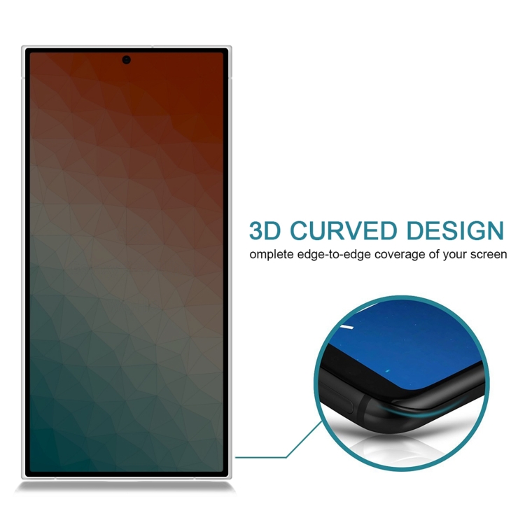 For Samsung Galaxy S24 Ultra 5G Full Cover Anti-peeping Tempered Glass Film, Support Fingerprint Unlocking For Samsung Galaxy S24 Ultra 5G Full Cover Anti-peeping Tempered Glass Film, Support Fingerprint Unlocking