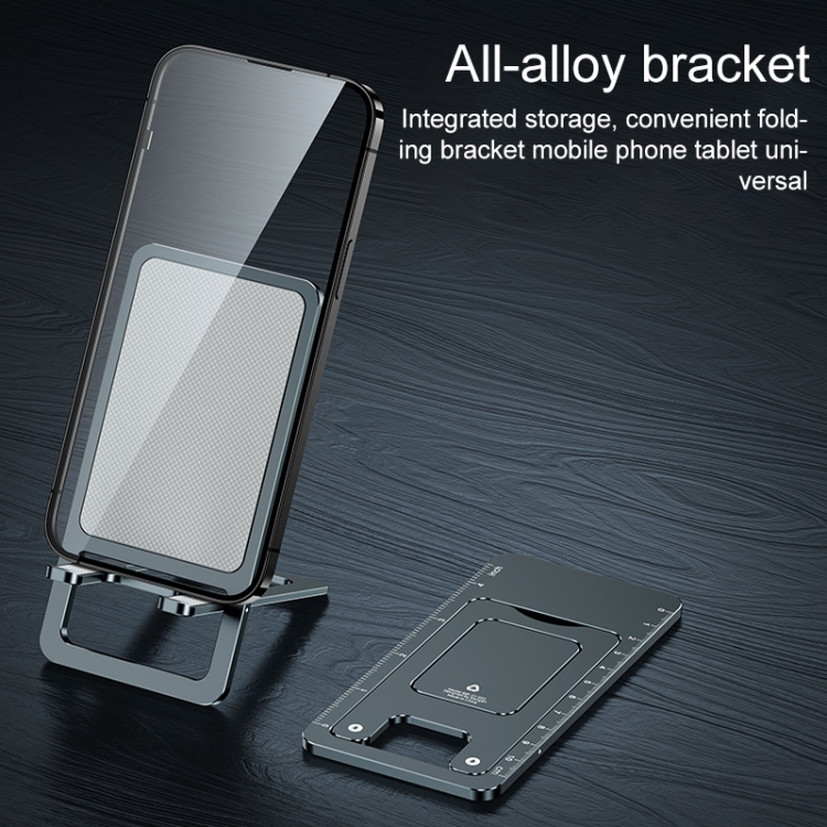 029 Desktop Portable Folding Aluminum Alloy Phone Holder(Purple) 029 Desktop Portable Folding Aluminum Alloy Phone Holder(Purple)