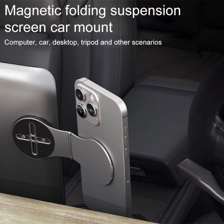 Folding Magnetic Desktop Phone Holder(Grey) Folding Magnetic Desktop Phone Holder(Grey)