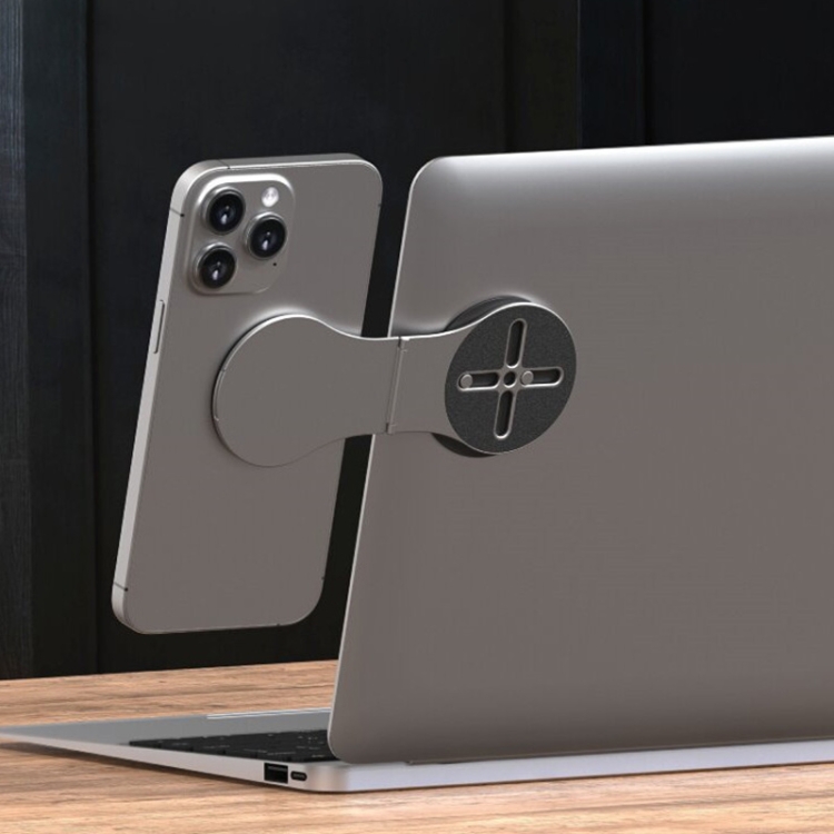 Folding Magnetic Desktop Phone Holder(Grey) Folding Magnetic Desktop Phone Holder(Grey)