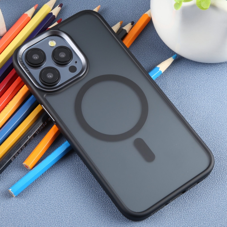 For iPhone 15 Pro DFANS DESIGN Magsafe Magnetic Phone Case(Black) For iPhone 15 Pro DFANS DESIGN Magsafe Magnetic Phone Case(Black)