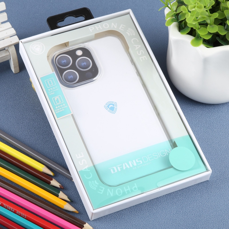 For iPhone 15 Pro DFANS DESIGN Shockproof Phone Case(Transparent) For iPhone 15 Pro DFANS DESIGN Shockproof Phone Case(Transparent)