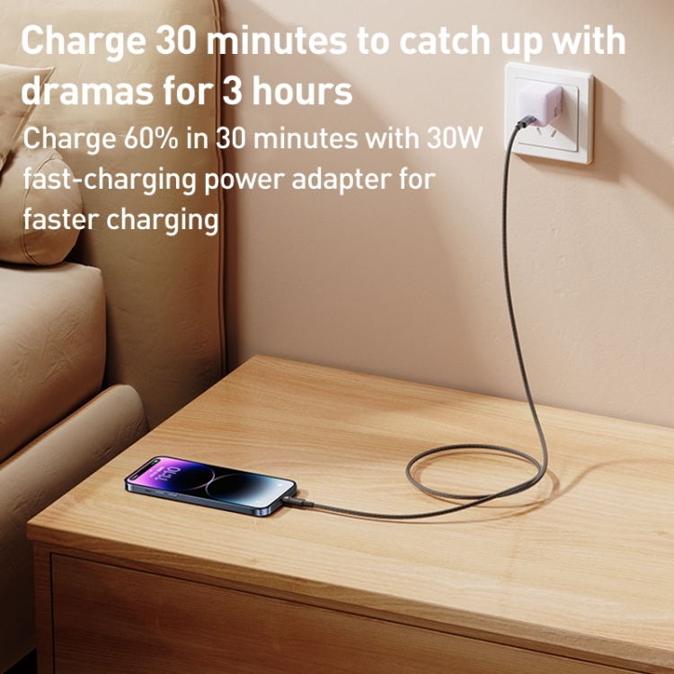 YESIDO CA159 1.2m 27W USB-C / Type-C to 8 Pin Auto Power-off Charging Cable(Black) YESIDO CA159 1.2m 27W USB-C / Type-C to 8 Pin Auto Power-off Charging Cable(Black)