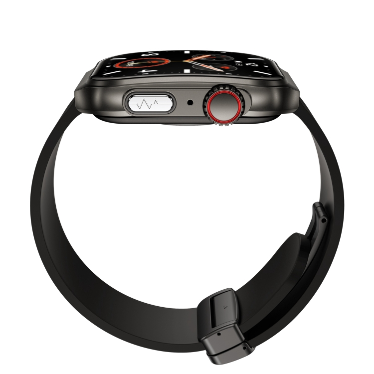 Smart Watch NX15, 1,96 pollici, chiamata BT / frequenza cardiaca / pressione  sanguigna / ossigeno nel sangue (nero)