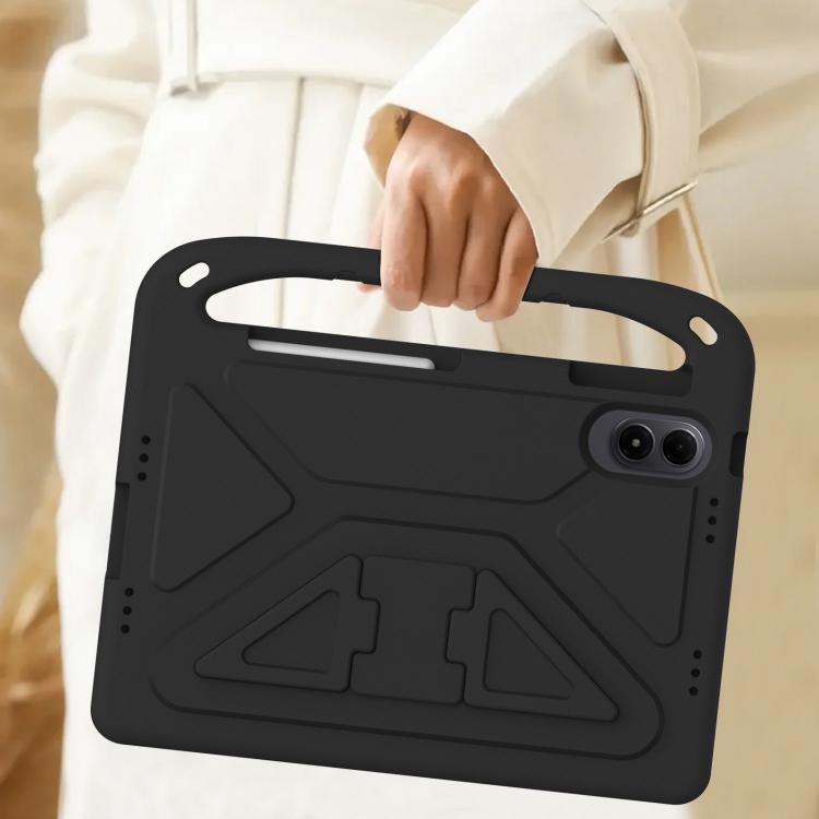 For Xiaomi Redmi Pad 2 Pro 12.1 Handle EVA Shockproof Tablet Case with Holder(Black)