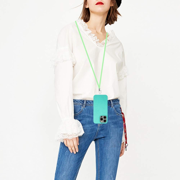 For iPhone 11 Pro Wheat MagSafe Magnetic Straw Material + TPU Phone Case with Lanyard(Green) For iPhone 11 Pro Wheat MagSafe Magnetic Straw Material + TPU Phone Case with Lanyard(Green)