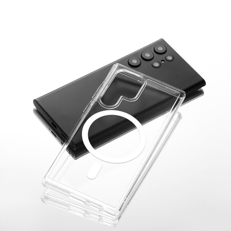 For Samsung Galaxy S25+ 5G TPU Magsafe Phone Case(Transparent) For Samsung Galaxy S25+ 5G TPU Magsafe Phone Case(Transparent)