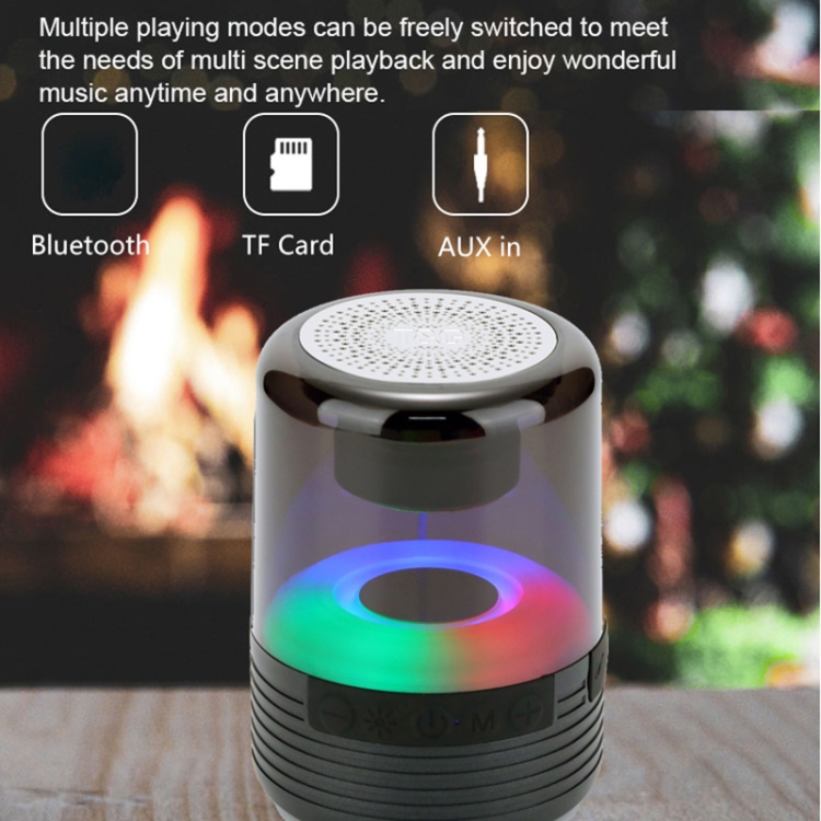 T&G TG369 Portable mini LED Wireless Bluetooth Speaker(Blue) - B1