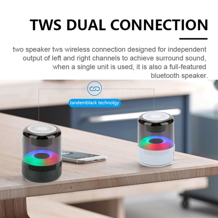 T&G TG369 Portable mini LED Wireless Bluetooth Speaker(Blue) - B7