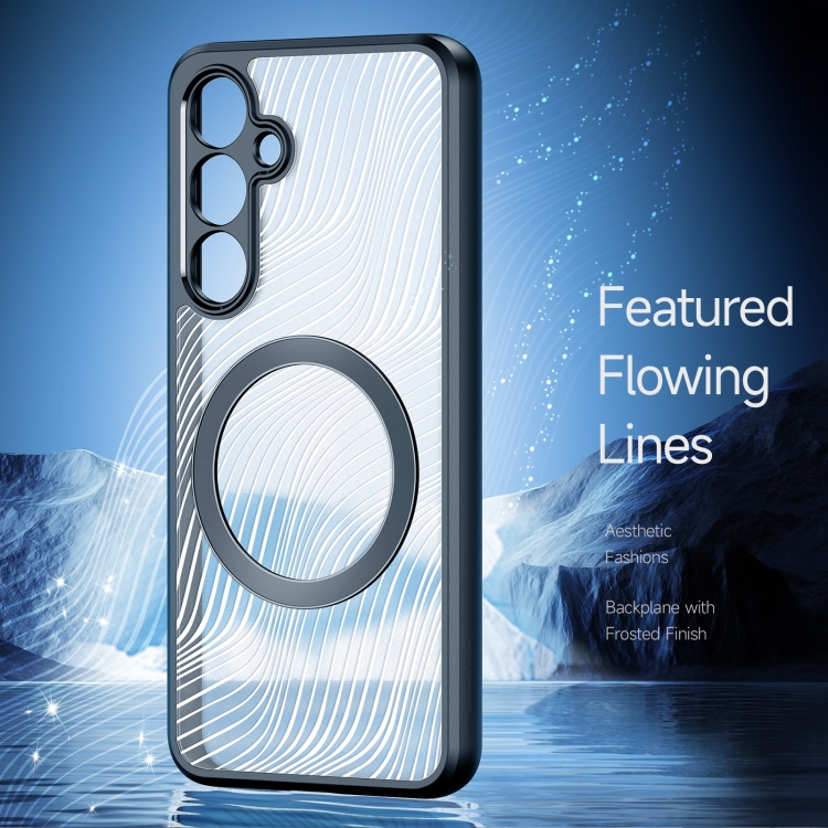 For Samsung Galaxy S24 FE 5G DUX DUCIS Aimo Mag Series TPU + PC MagSafe Frosted Feel Phone Case(Black) For Samsung Galaxy S24 FE 5G DUX DUCIS Aimo Mag Series TPU + PC MagSafe Frosted Feel Phone Case(Black)